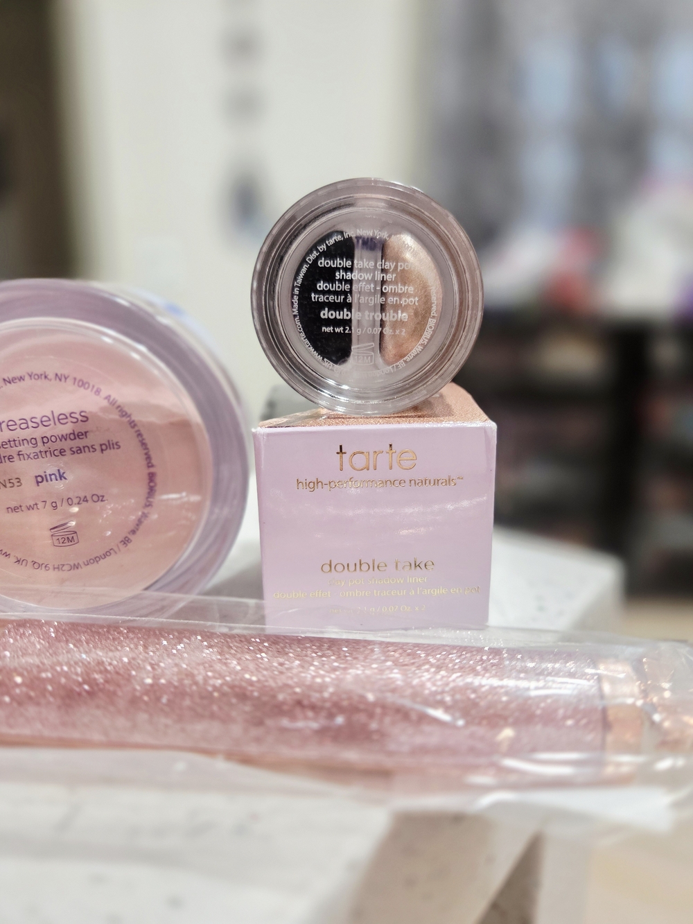 tarte Double Take Setting Powder/Eyeliner & Brush Bundle - Picture 2 of 3
